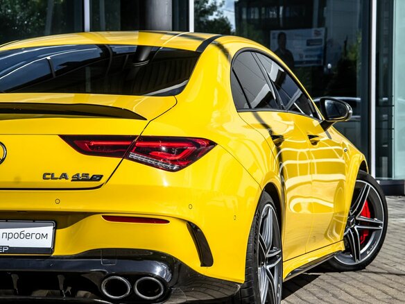 2021 Mercedes-Benz CLA AMG 45 AMG S II (C118, X118), жёлтый - вид 18