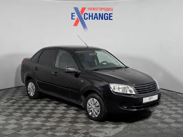 2012 Lada (ВАЗ) Granta I, чёрный, 289000 рублей - вид 2
