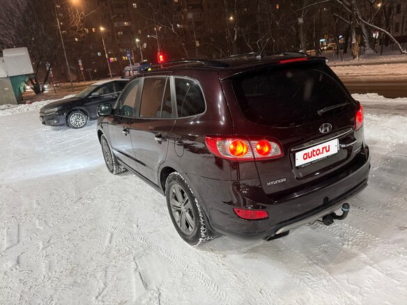 2012 Hyundai Santa Fe II Рестайлинг, пурпурный, 1400000 рублей - вид 8