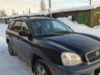 2002 Hyundai Santa Fe I, чёрный, 450000 рублей, вид 2