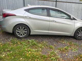 2014 Hyundai Elantra V (MD) Рестайлинг, серебристый, 1050000 рублей, вид 3