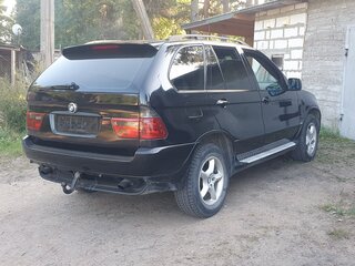 2002 BMW X5 3.0i I (E53), чёрный, 950000 рублей, вид 5