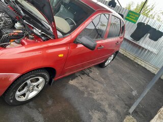 2009 Lada (ВАЗ) Kalina I, красный, 240000 рублей, вид 5