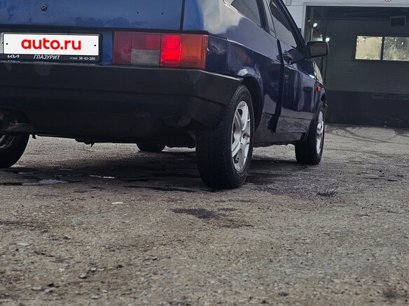 1998 Lada (ВАЗ) 2108, синий, 170000 рублей - вид 7
