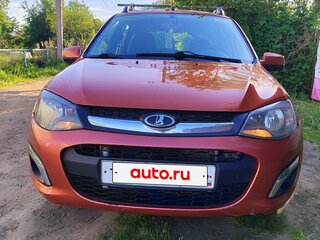 2013 Lada (ВАЗ) Kalina II, оранжевый, 350000 рублей, вид 2