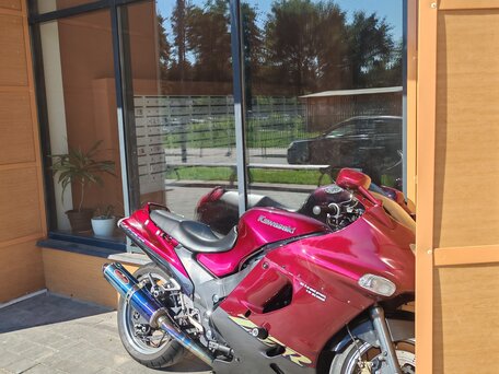 2003 Kawasaki ZZR 1100, красный, 375000 рублей, вид 1