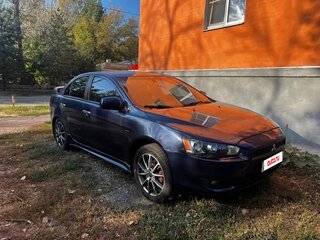2008 Mitsubishi Lancer X, синий, 590000 рублей, вид 2