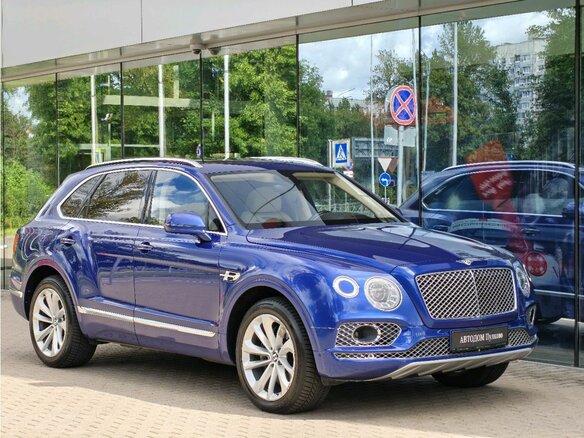 2016 Bentley Bentayga I, синий, 8750000 рублей - вид 8
