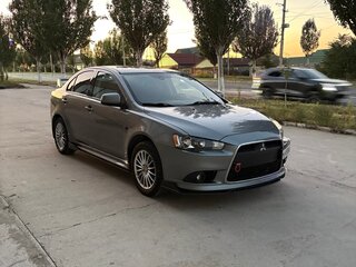2014 Mitsubishi Lancer X Рестайлинг, серый, 810000 рублей, вид 3