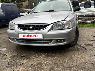 2005 Hyundai Accent ТагАЗ II, серебристый, 350000 рублей, вид 1