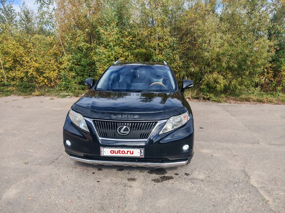 2009 Lexus RX 350 III, чёрный - вид 2