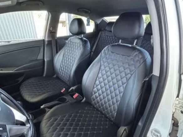2014 Hyundai Solaris I Рестайлинг, белый, 999999 рублей - вид 5