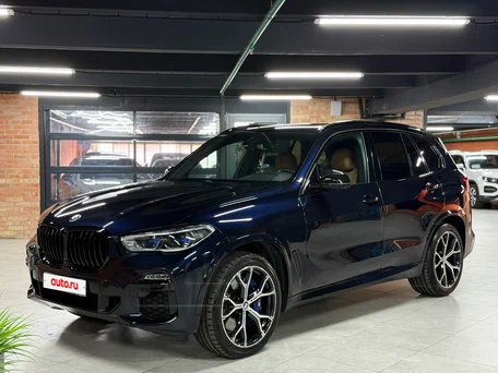 2019 BMW X5 40i IV (G05/G18), синий, 5990000 рублей, вид 1