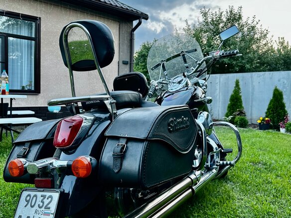 2002 Honda Shadow 750, чёрный, 425000 рублей - вид 7
