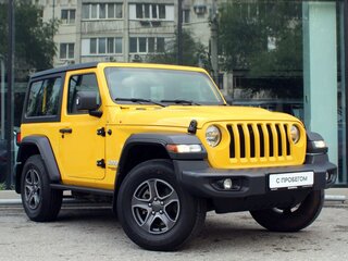 2018 Jeep Wrangler IV (JL), жёлтый, 3490000 рублей, вид 3