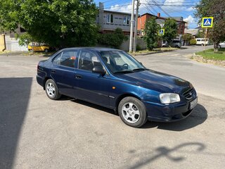 2008 Hyundai Accent ТагАЗ II, синий, 580000 рублей, вид 3