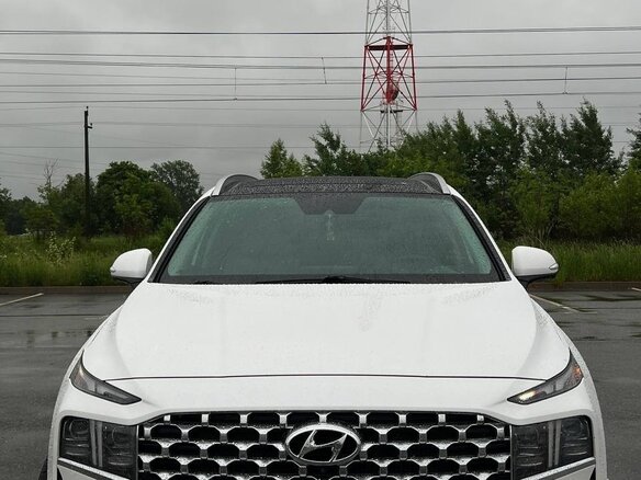 2021 Hyundai Santa Fe IV Рестайлинг, белый, 3649000 рублей - вид 7