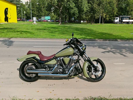 2011 Yamaha XV 1900, зелёный, 1300000 рублей, вид 4