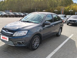 2015 Lada (ВАЗ) Granta I, серебристый, 570000 рублей, вид 2
