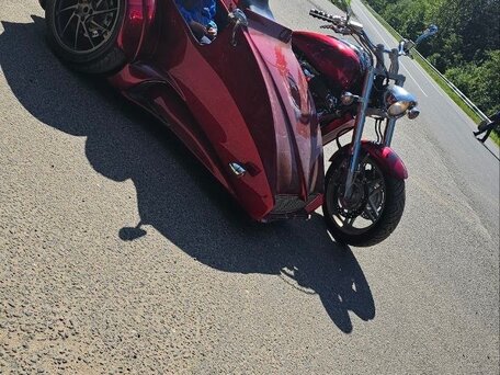 2006 Honda VTX 1800, красный, 1200000 рублей, вид 2