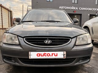 2009 Hyundai Accent ТагАЗ II, серый, 320000 рублей, вид 2
