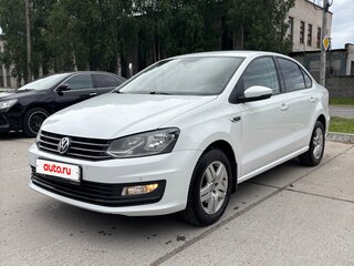 2019 Volkswagen Polo V Рестайлинг, белый, 1400000 рублей, вид 1