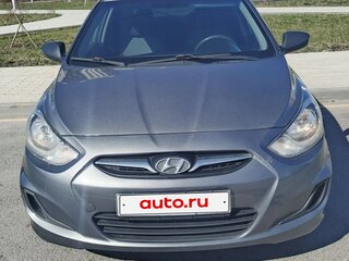 2014 Hyundai Solaris I, серый, 598000 рублей, вид 2