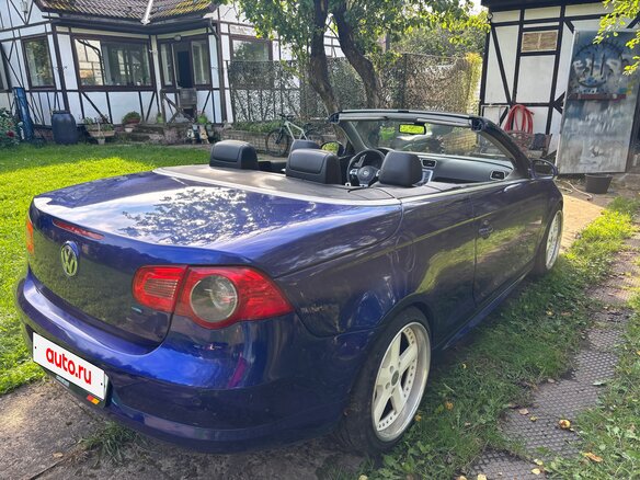 2007 Volkswagen Eos I, синий, 1100000 рублей - вид 7