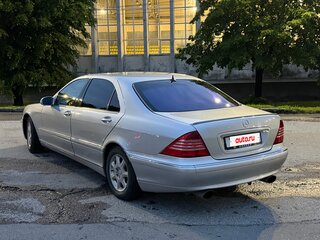 2002 Mercedes-Benz S-Класс 430 Long IV (W220) Рестайлинг, серебристый, 635000 рублей, вид 5