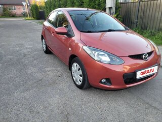 2008 Mazda 2 II (DE), красный, 625000 рублей, вид 3