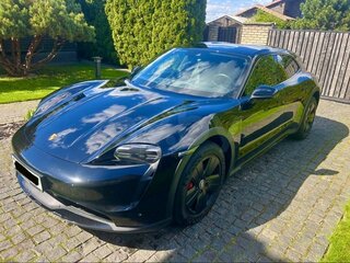 2021 Porsche Taycan 4S Cross Turismo I, чёрный, 5914101 рублей, вид 3