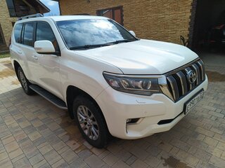 2019 Toyota Land Cruiser Prado 150 Series Рестайлинг 2, белый, 5500000 рублей, вид 4