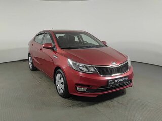 2016 Kia Rio III Рестайлинг, красный, 855000 рублей, вид 3