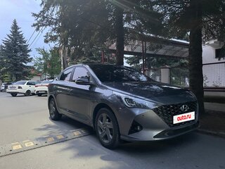 2021 Hyundai Solaris II Рестайлинг, серый, 1350000 рублей, вид 3