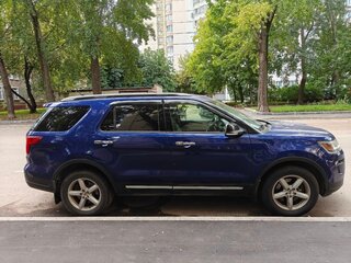 2018 Ford Explorer V Рестайлинг 2, синий, 3150000 рублей, вид 4