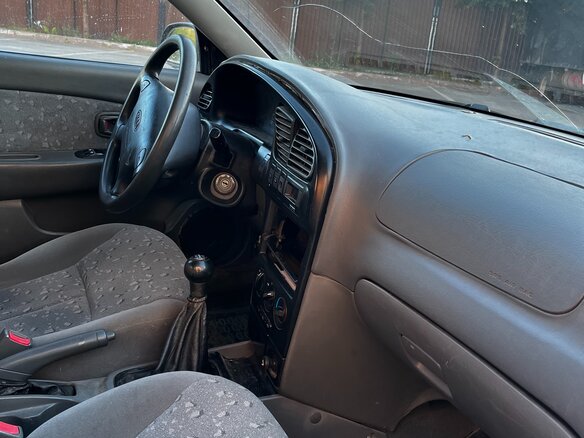 2008 Kia Spectra I Рестайлинг 2, чёрный - вид 7