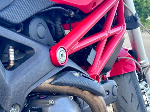2009 Ducati Monster 696, красный, 450000 рублей - вид 9