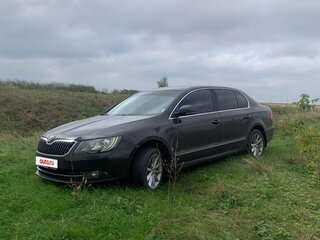2013 Skoda Superb II Рестайлинг, коричневый, 865000 рублей, вид 5