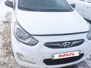 2014 Hyundai Solaris I, белый, 499900 рублей, вид 1