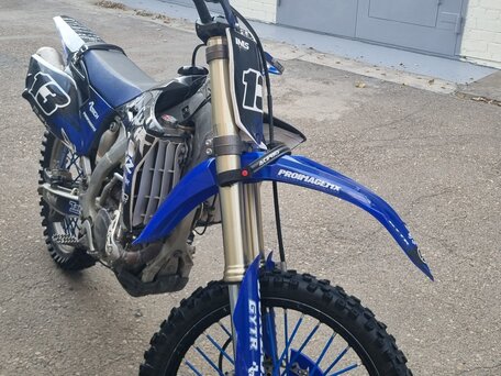 2010 Yamaha YZ250F, синий, 360000 рублей, вид 3