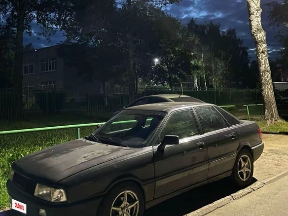 1989 Audi 80 IV (B3), чёрный - вид 3