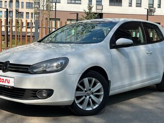 2012 Volkswagen Golf 5-speed VI, белый, 609000 рублей, вид 1