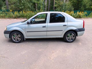 2009 Renault Logan I, зелёный, 435000 рублей, вид 4