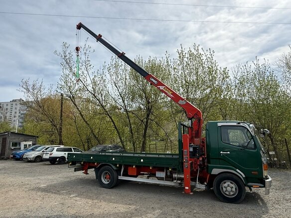 1999 Fuso (Mitsubishi) Fighter, зелёный, 4300000 рублей - вид 4