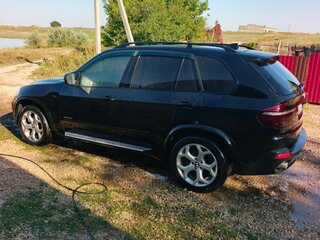 2009 BMW X5 30d II (E70), чёрный, 1700000 рублей, вид 4