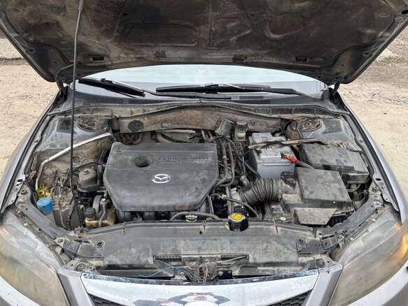 2006 Mazda 6 I (GG) Рестайлинг, серый, 350000 рублей - вид 7