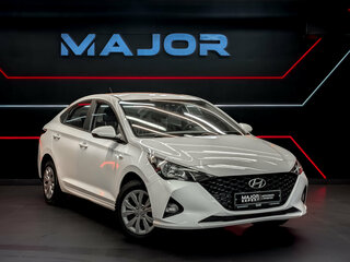 2022 Hyundai Solaris II Рестайлинг, белый, 1590000 рублей, вид 3