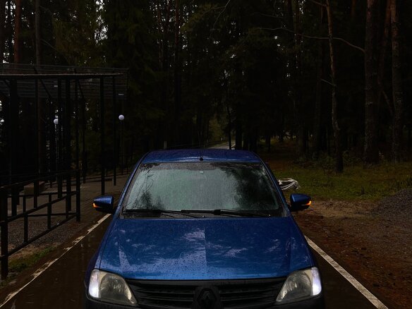 2006 Renault Logan I, синий, 299000 рублей - вид 1