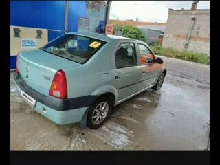 2006 Renault Logan I, зелёный, 185000 рублей, вид 3