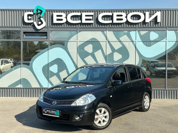 2011 Nissan Tiida I Рестайлинг, чёрный, 890000 рублей